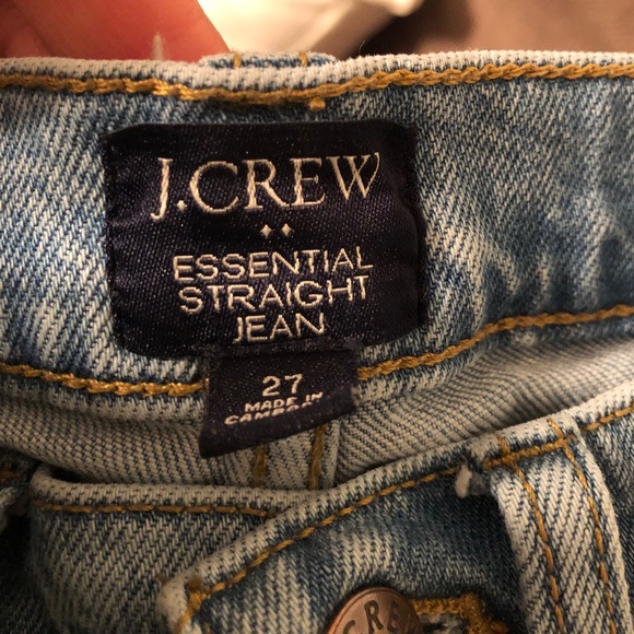 J.Crew Women's Essential Straight Jean (Size 27) Good Condition & So Cute! - Picture 2 of 5